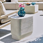 Saltwater Concrete Indoor-Outdoor Side Table by Uttermost