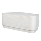 Saltwater Concrete Coffee Table in White by Uttermost