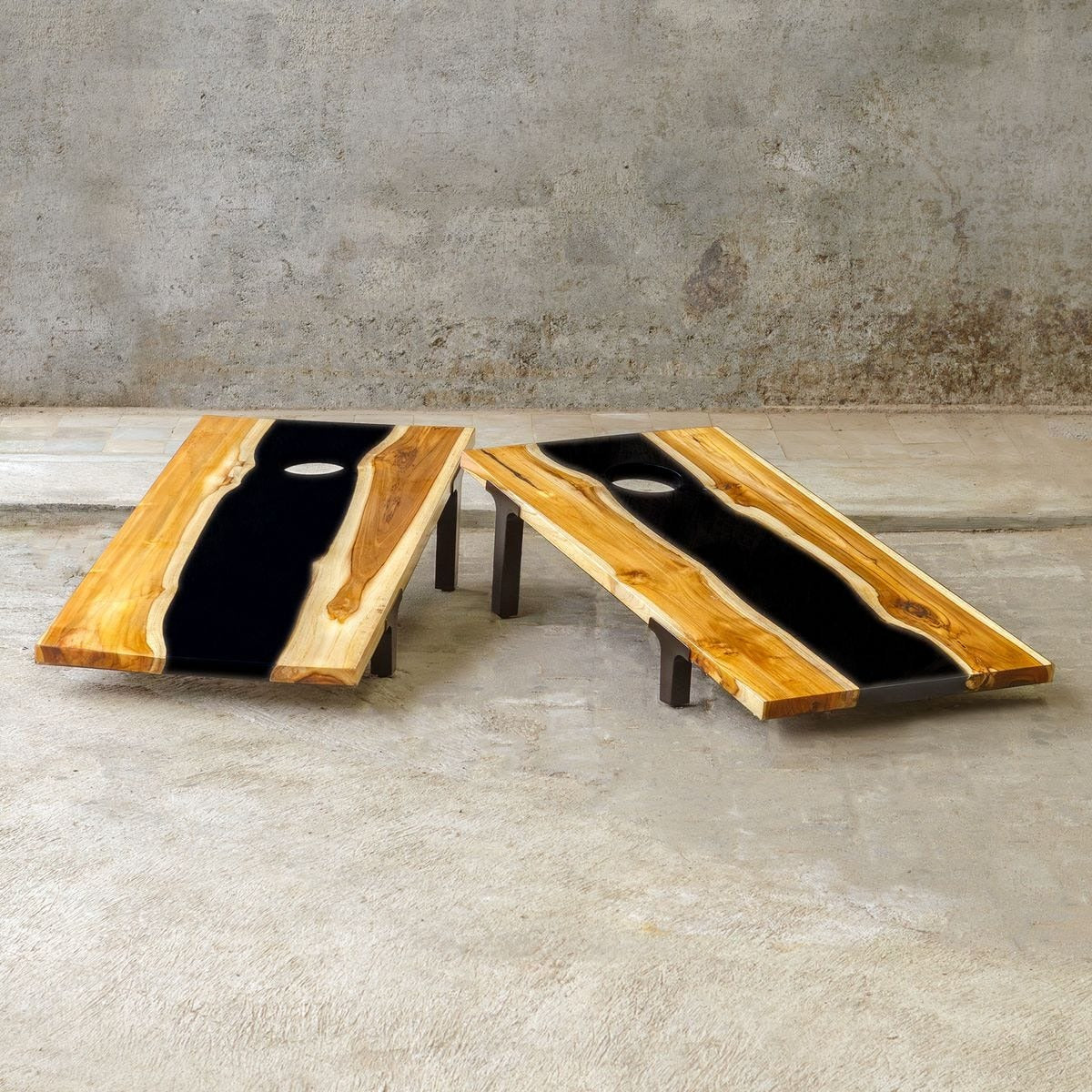 Clearwood Black Cornhole Game - Set of 2 by Uttermost