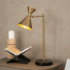 Giano Antique Brass Desk Lamp by RV Astley
