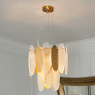 Elsa Antique Brass & Glass Chandelier by RV Astley