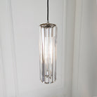 Reagan Bronze & Crystal Pendant Light by RV Astley