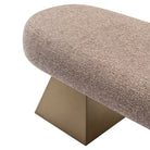 Alexander Jones Brown Tweed Bench Seat by Richmond Interiors