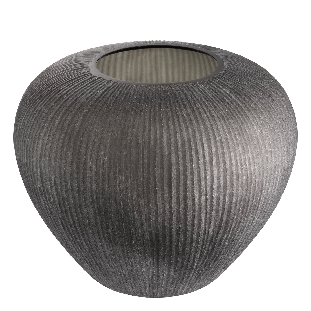 Vase Bayly Stone Finish Glass Eichholtz