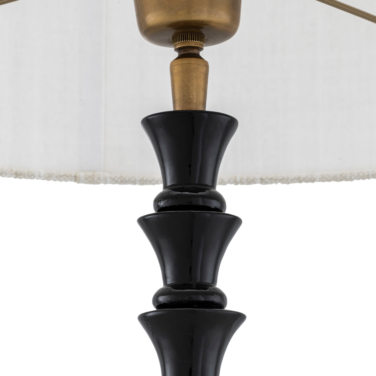 Table Lamp Arabella Piano Black Finish Incl Shade Eichholtz