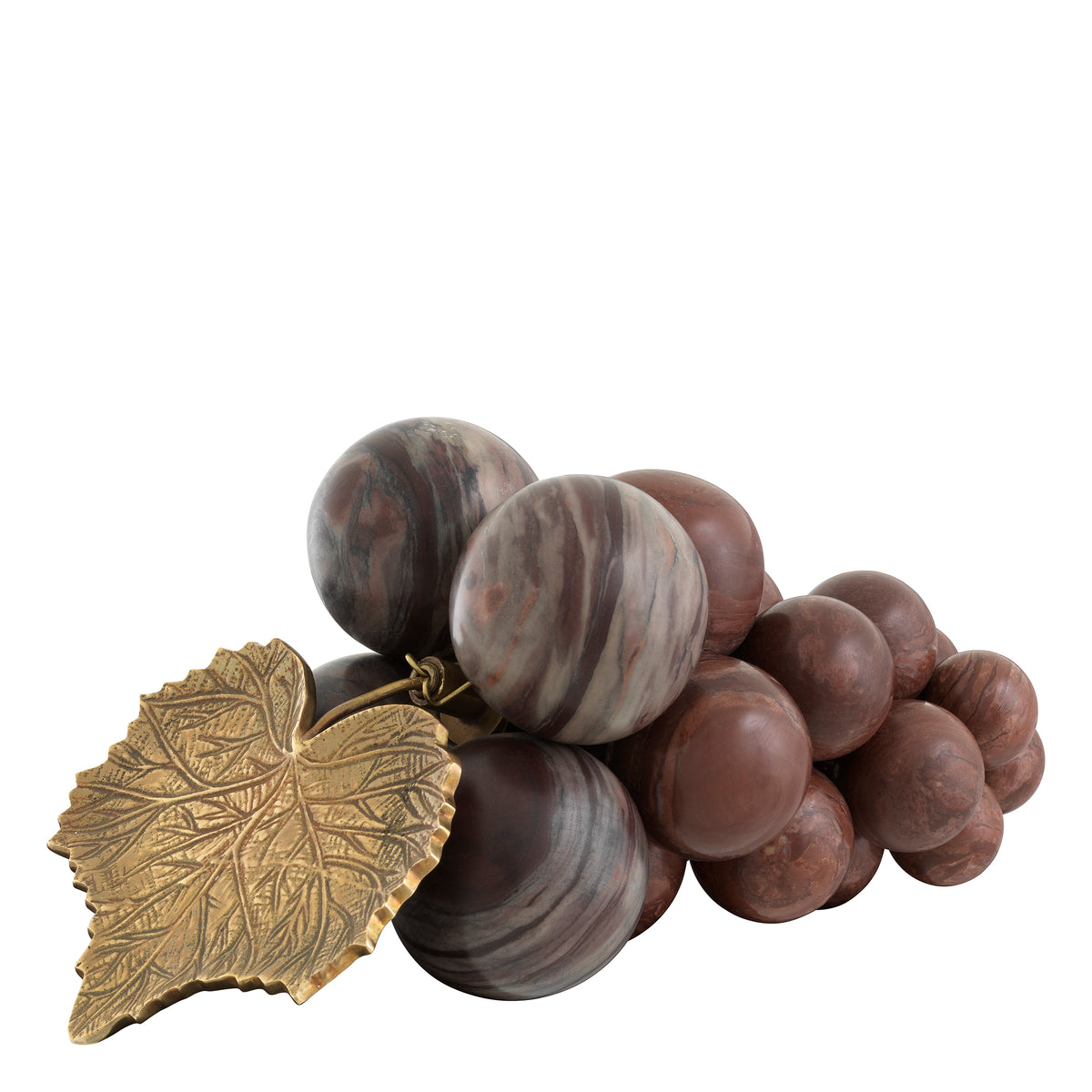 Object Vintage Grapes Red Marble Eichholtz