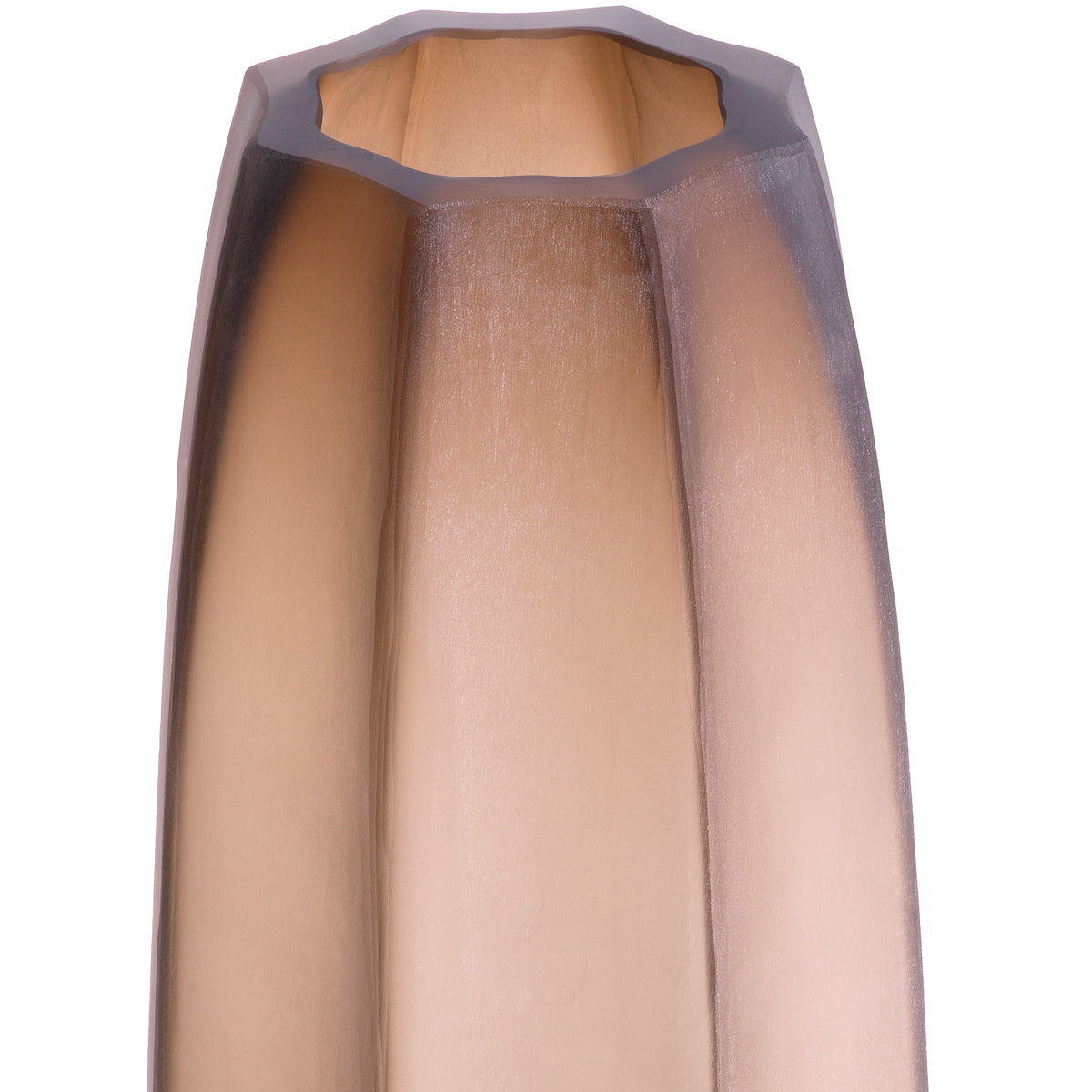Vase Tiara Large Brown Glass Eichholtz