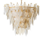 Chandelier Rhombus Small Antique Brass Finish Eichholtz