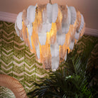 Chandelier Saint Lucia Large Antique Brass Finish Eichholtz