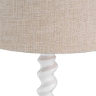 Table Lamp Massimo Piano White Finish Incl Shade Eichholtz