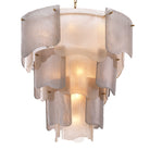 Chandelier Asinara Large Antique Brass Finish Smoke Glass Eichholtz
