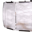 Chandelier Ortiz Bronze Highlight Finish Alabaster Eichholtz