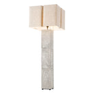 Floor Lamp Division Raku Ceramic Crackled White Incl Shade Eichholtz