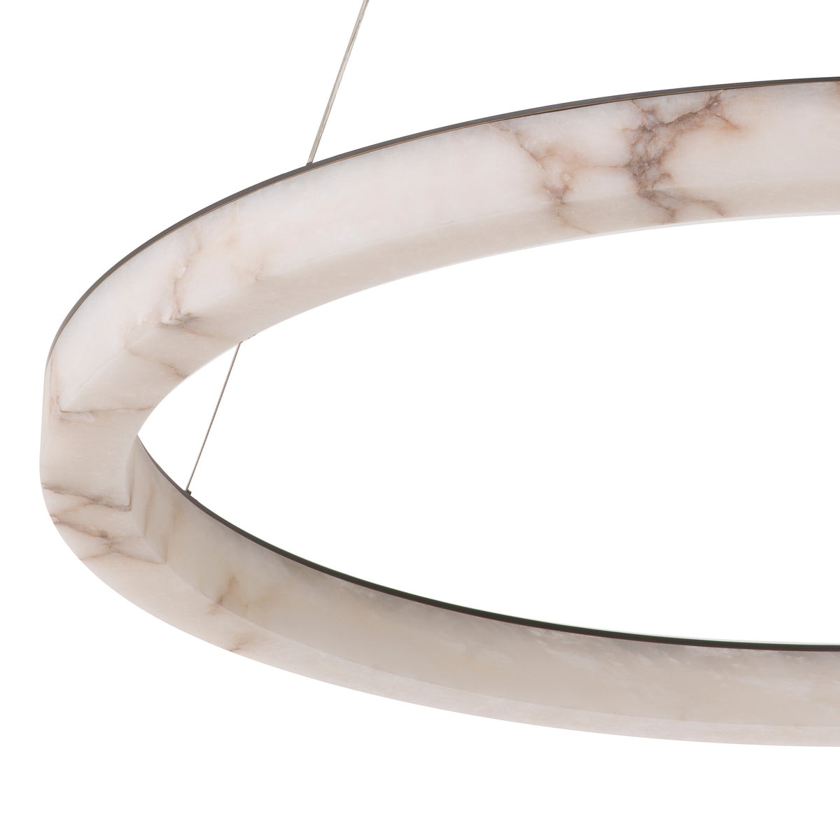 Chandelier Sankt Gallen Large Bronze Highlight Finish Alabaster Eichholtz
