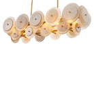 Chandelier Hyde Vintage Brass Finish Handmade Glass Eichholtz