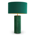 Table Lamp Amarello Green Ceramic Incl Shade Eichholtz