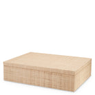 Box Cadiz Large Natural Raffia Eichholtz