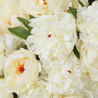 Bouquet Of Peonies White Tones Real Touch 48 Pieces / 2 Varieties Eichholtz