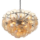 Chandelier Gustave Champagne Coloured Glass Eichholtz