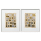 Print Sand Shaped By Michael Willett Set Of 2 Eichholtz