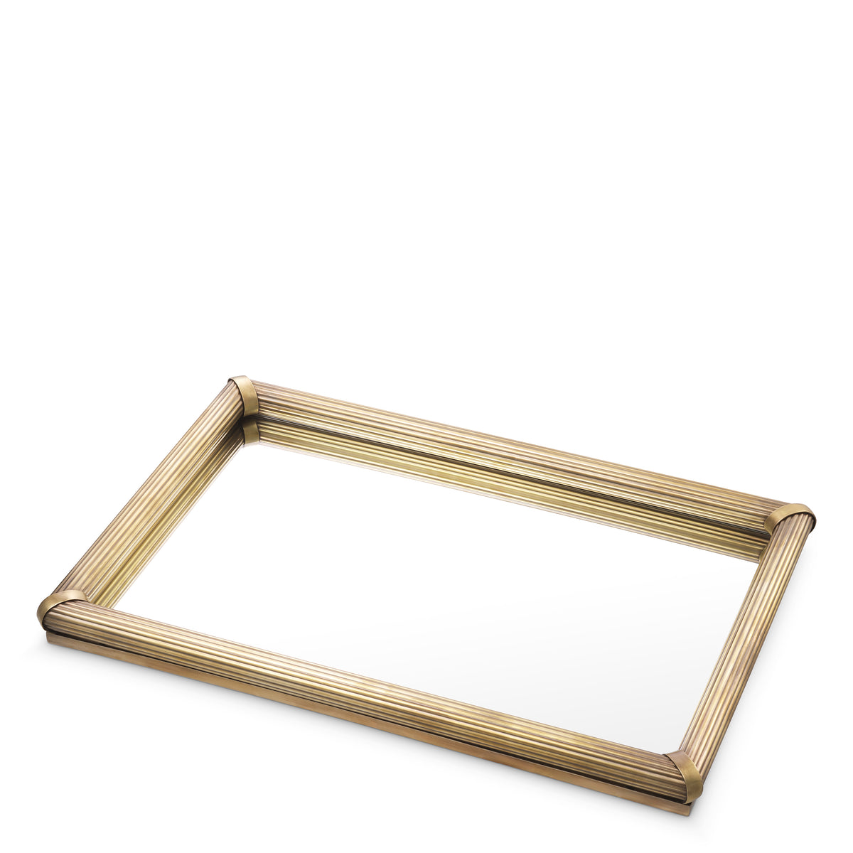 Tray Lenora Vintage Brass Finish Eichholtz