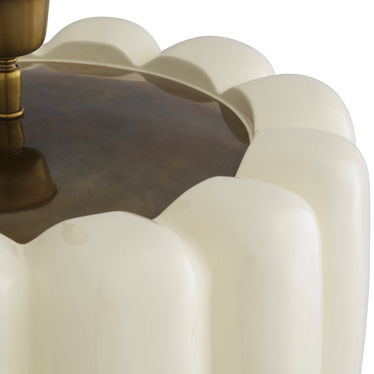 Table Lamp Barocco Off-White Finish Incl Shade Eichholtz