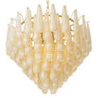 Chandelier Chaves Large Champagne Colored Glass Eichholtz