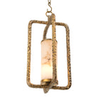 Chandelier San Lorenzo Vintage Brass Finish Alabaster Eichholtz