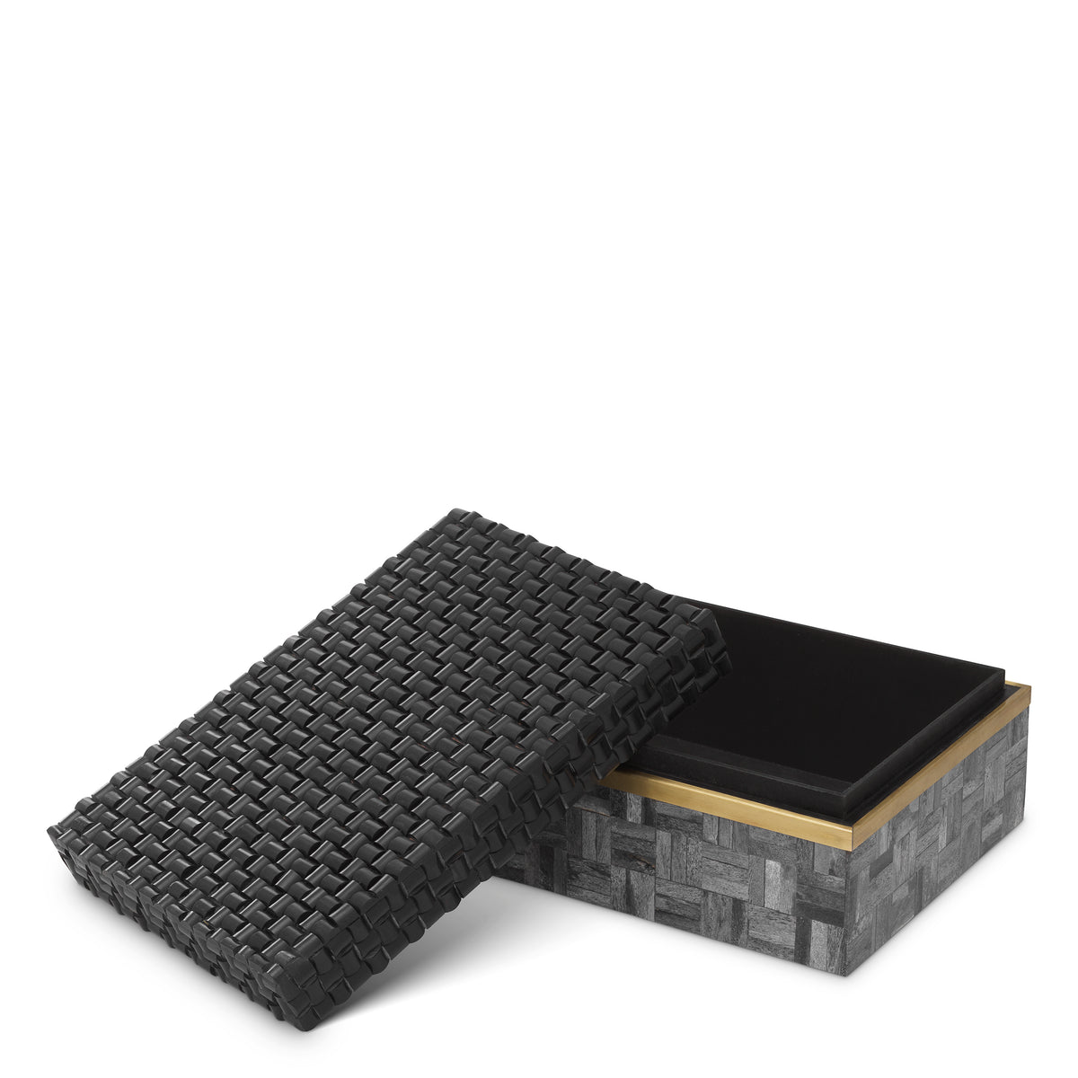 Box Seaside Small Black Grey Eichholtz