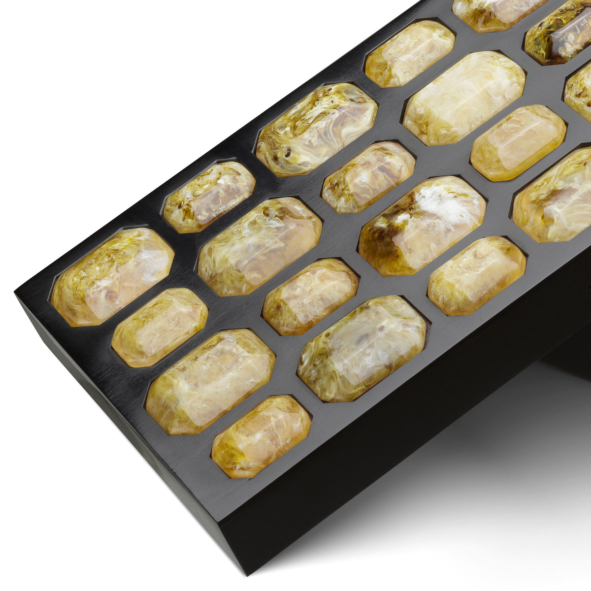 Box Lucida Small Faux Amber Eichholtz