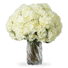 Bouquet Of Hydrangeas White Tones Real Touch 48 Pieces / 2 Varieties Eichholtz