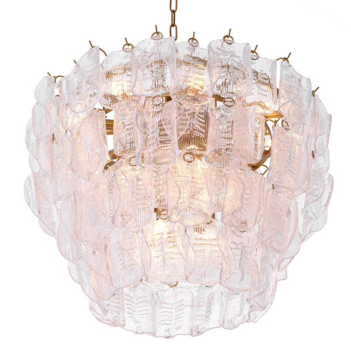 Chandelier Solange Clear Glass Eichholtz