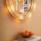 Mirror Monari With Light Antique Brass Finish Eichholtz
