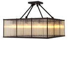 Ceiling Lamp Bernardi Square Bronze Highlight Finish Eichholtz