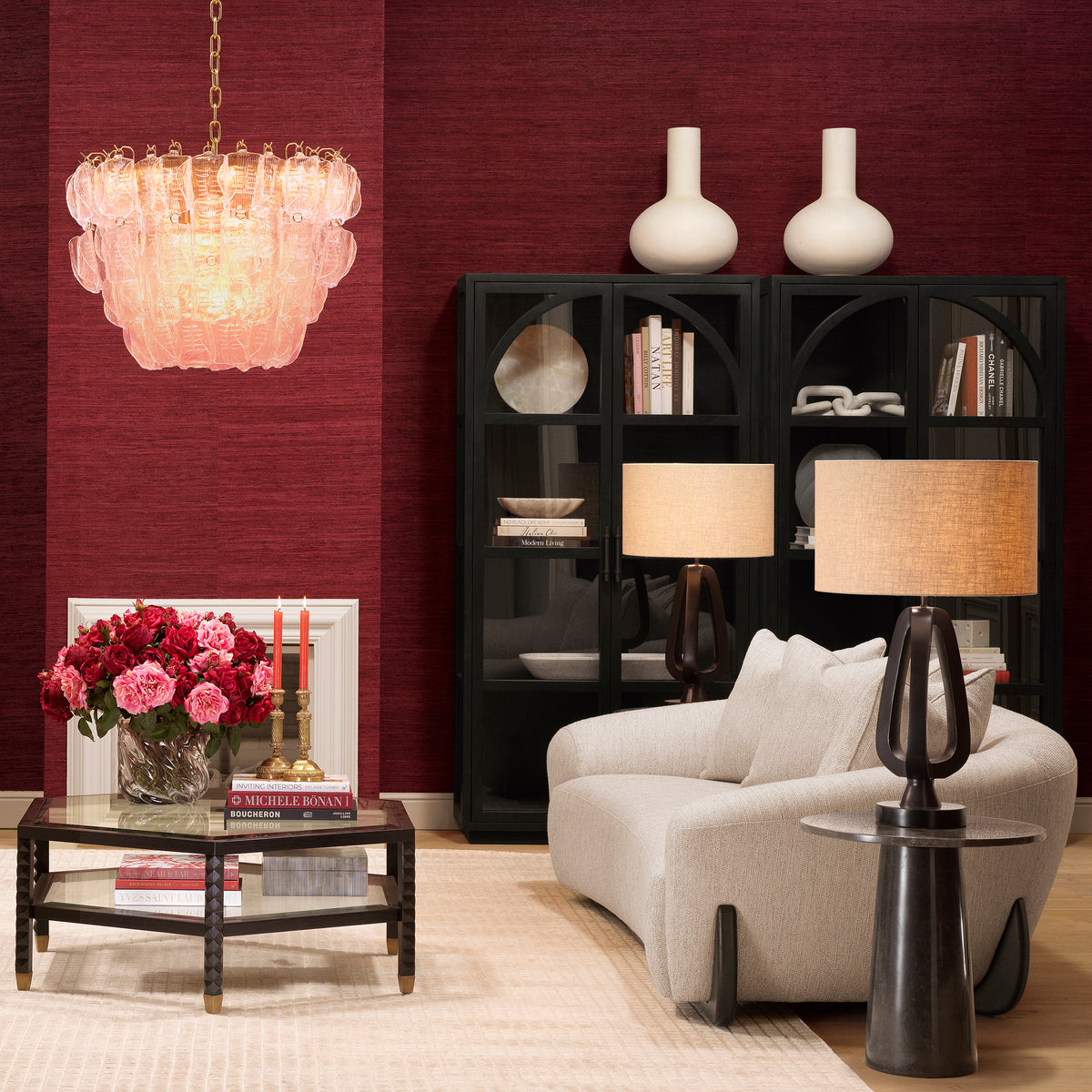 Table Lamp Madrona Bronze Highlight Finish Incl Shade Eichholtz