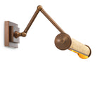 Wall Lamp Luca Large Rattan Antique Brass Finish Eichholtz
