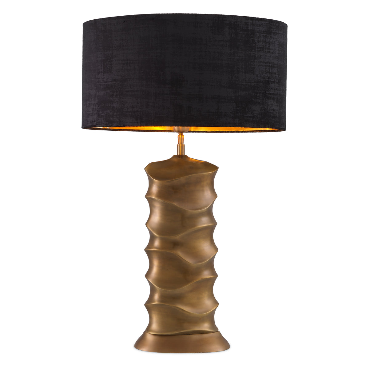 Table Lamp Rapho Vintage Brass Finish Incl Shade Eichholtz