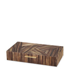 Box Harvard Straw Marquetry Brown Eichholtz