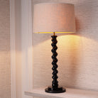 Table Lamp Massimo Piano Black Finish Incl Shade Eichholtz