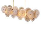 Chandelier Hyde Vintage Brass Finish Handmade Glass Eichholtz