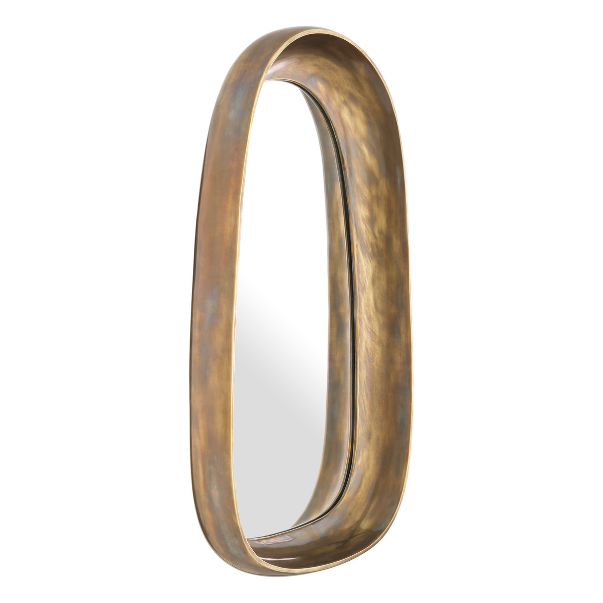 Mirror Sandals Large Vintage Brass Finish Eichholtz