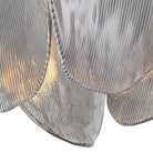 Chandelier Hibis Small Bronze Finish Smoke Glass Eichholtz