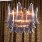 Chandelier Amun Brushed Brass Finish Smoke Glass Eichholtz