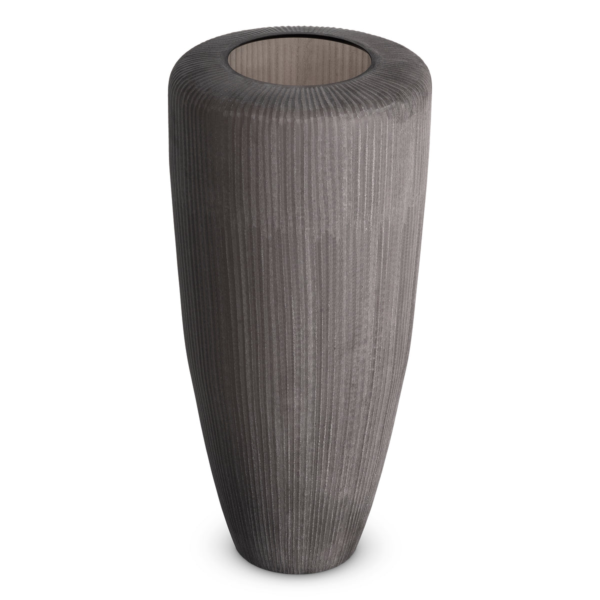 Vase Isandro Large Stone Finish Glass Eichholtz