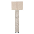 Floor Lamp Division Raku Ceramic Crackled White Incl Shade Eichholtz