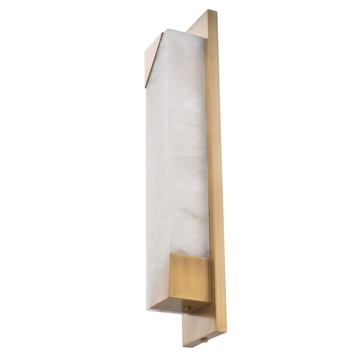 Wall Lamp Scilla Antique Brass Finish Alabaster Eichholtz