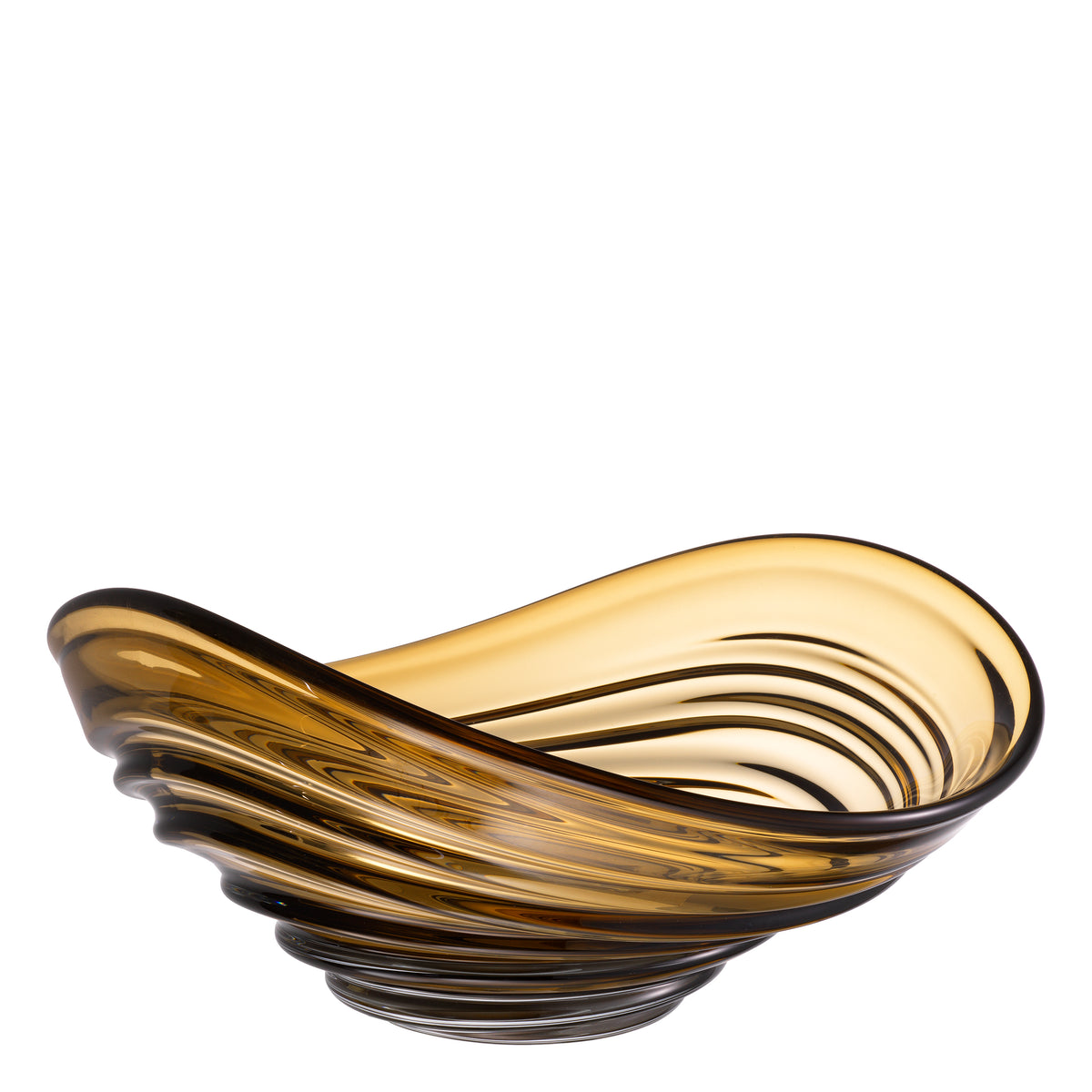 Bowl Pheadra Large Brown Glass Eichholtz
