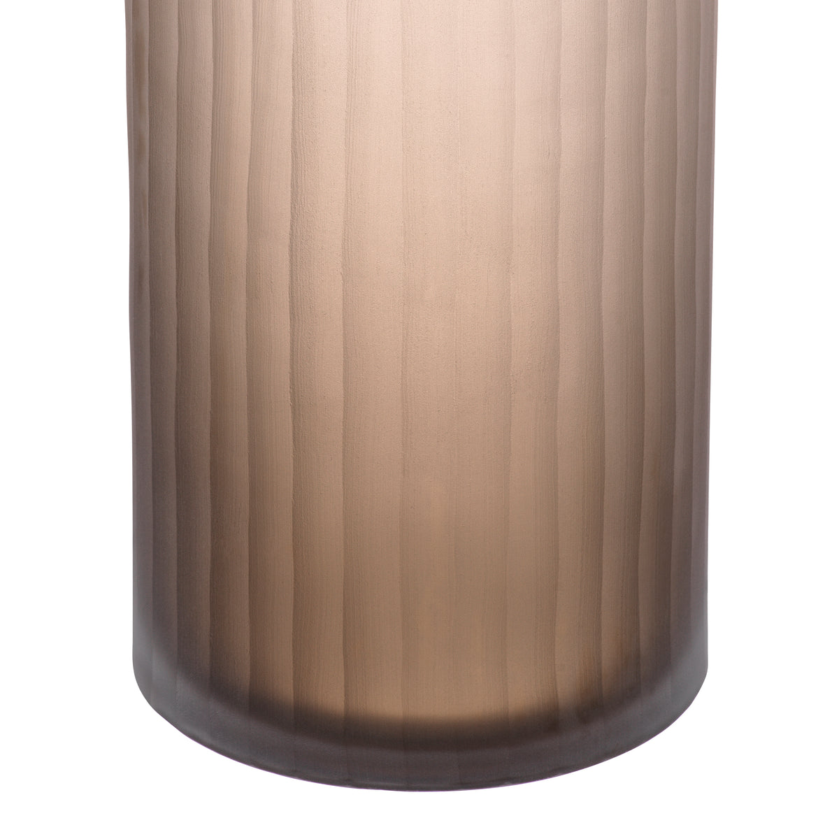Vase Haight Large Frosted Brown Glass Eichholtz