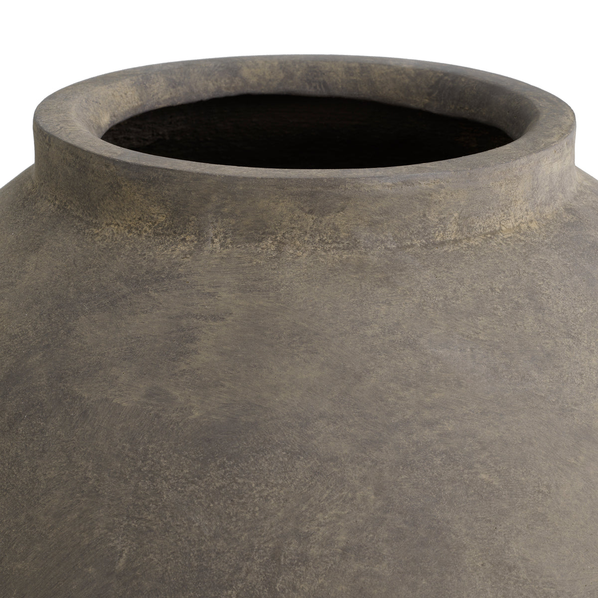 Vase Moon Jar Taupe Finish Medium Eichholtz