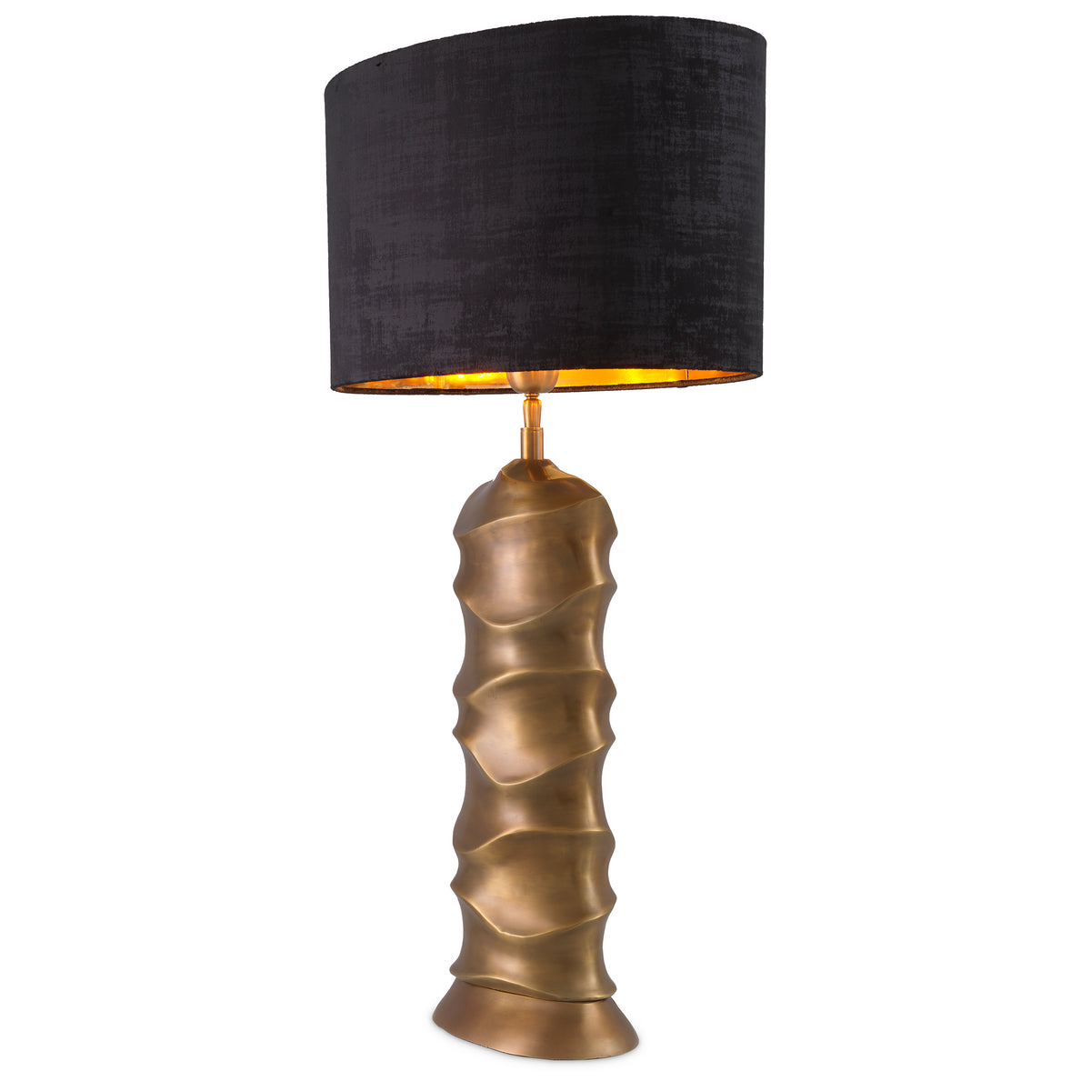 Table Lamp Rapho Vintage Brass Finish Incl Shade Eichholtz